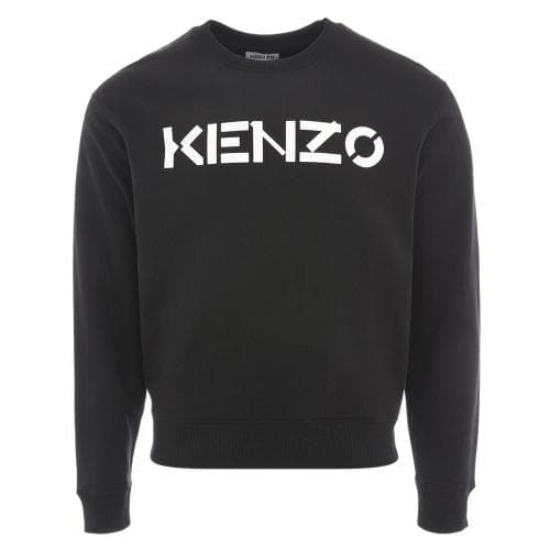 [국내/당일]5SW000 4MD 99 겐조 레터링 로고 블랙 맨투맨