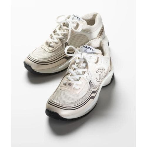 [국내배송] 쇼핑백 풀셋 샤넬 CC 샤식스 스니커즈 골드 G45077 B13308 NP518