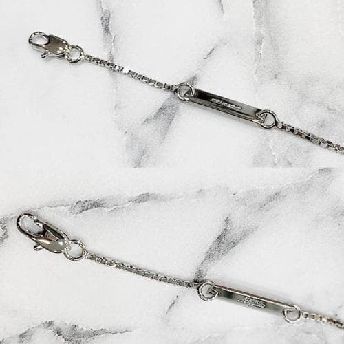 [논현 더팩토리](당일) 24SS 발렌티노 V로고 시그니처 체인 브레이슬릿 팔찌 (4Y2J0N40 MET 172)