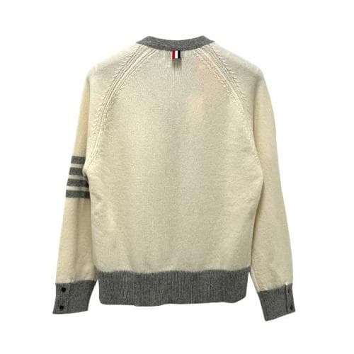 [더팩토리 논현](당일) 톰브라운 사선 완장 4 바 셰틀랜드 울 가디건 (MKC485A Y1026 100)