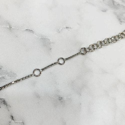 [더팩토리 논현](당일) 발렌티노 V로고 시그니처 체인 브레이슬릿 팔찌 (3Y2J0N40 MET 172)