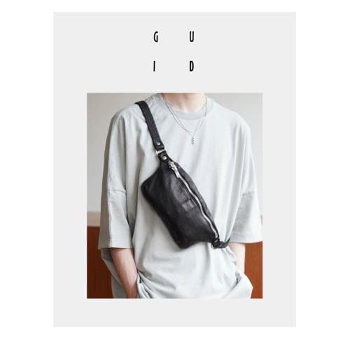 [라이크어스타] 24SS 구이디 소프트 홀스 스몰 패니 백 HORSE FANNY BAG BV06 BLACK