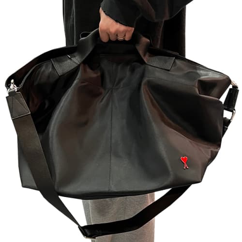 [논현 더팩토리](당일) 아미 로고 워터 리펠런트 나일론 라지 토트백 (ULL141 902 001)