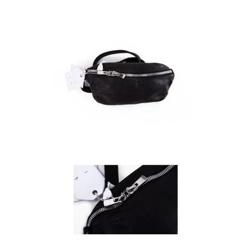 [라이크어스타] 24SS 구이디 소프트 홀스 스몰 패니 백 HORSE FANNY BAG BV06 BLACK