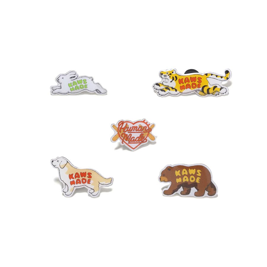 당일배송휴먼메이드 X 카우스 핀 배지 세트 5set (실버) XX26GD006