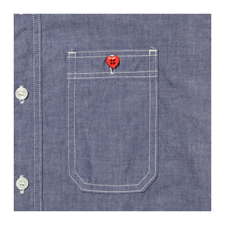 당일배송휴먼메이드 샴브레이 롱 슬리브 셔츠 (퍼플) HM26SH005