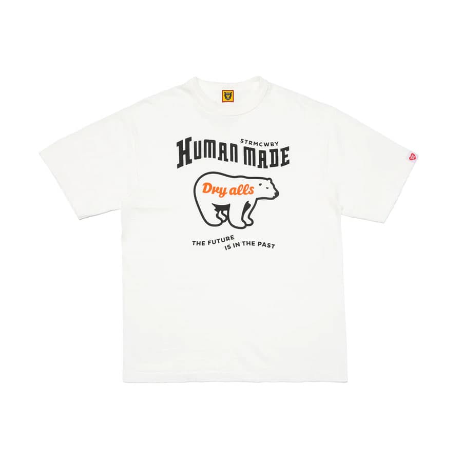 당일배송휴먼메이드 그래픽 반팔 티셔츠 #7 (화이트) HM26TE007