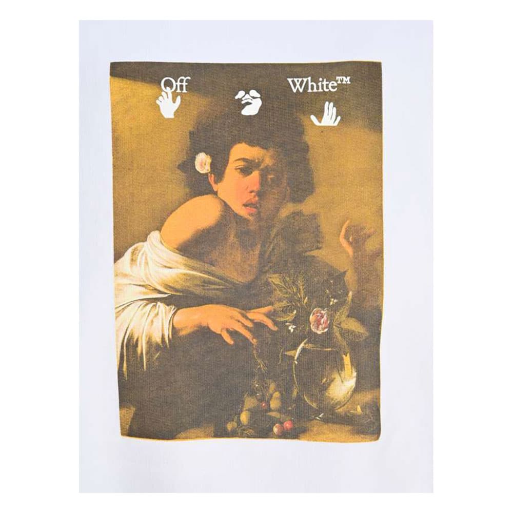 당일출고 하이윈썸 오프화이트 카라바지오 로고 스웨트셔츠