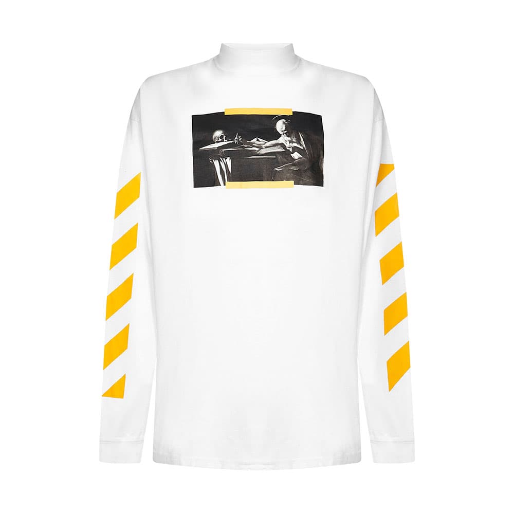 당일출고 하이윈썸 오프화이트 카라바지오 스웨트셔츠