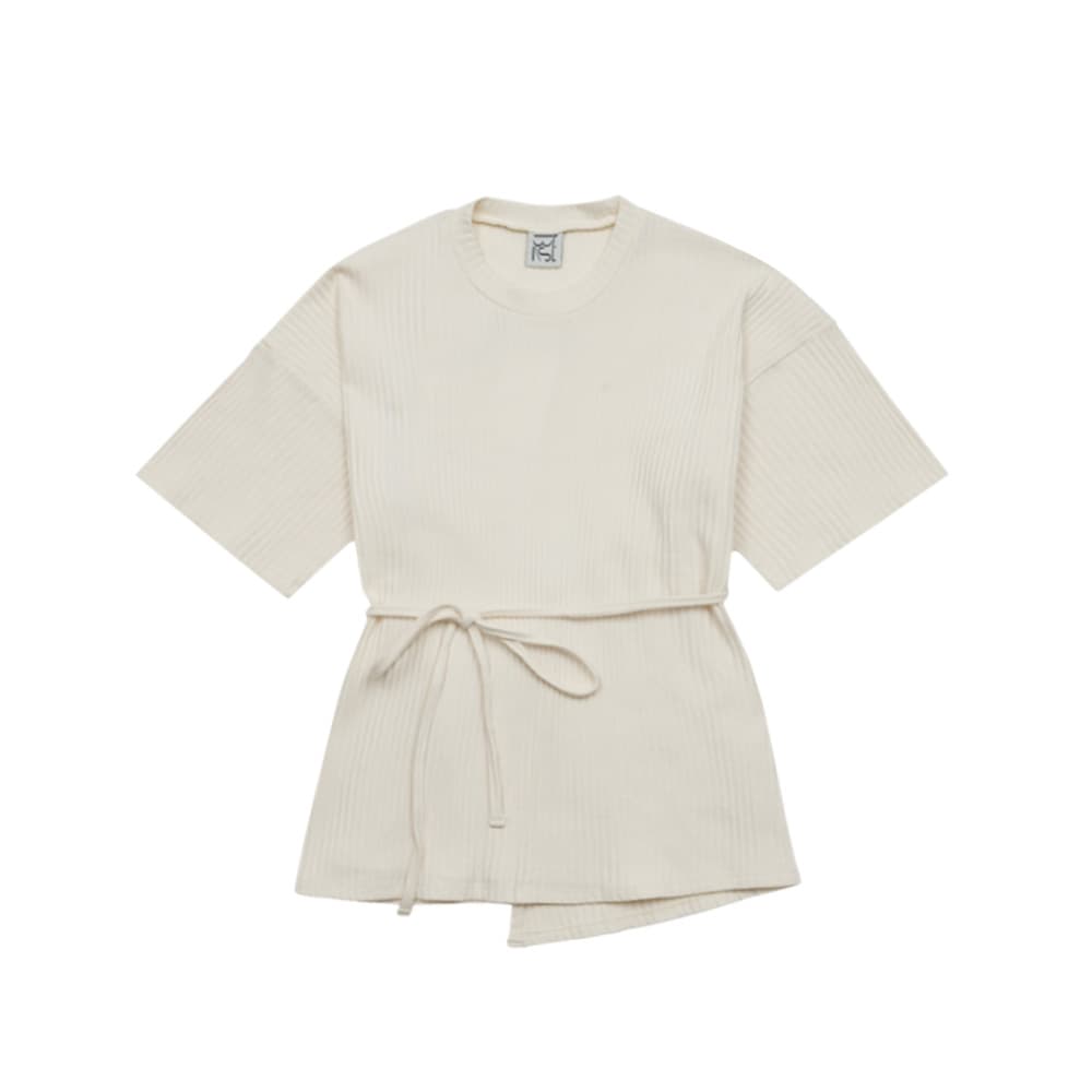 베이스레인지 SHAW 블랙 숏 슬리브셔츠 FSHT-RIB-000-OW