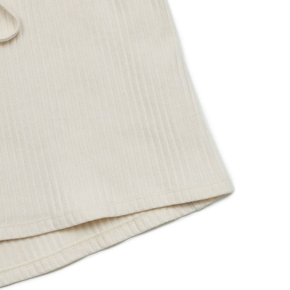 베이스레인지 SHAW 블랙 숏 슬리브셔츠 FSHT-RIB-000-OW