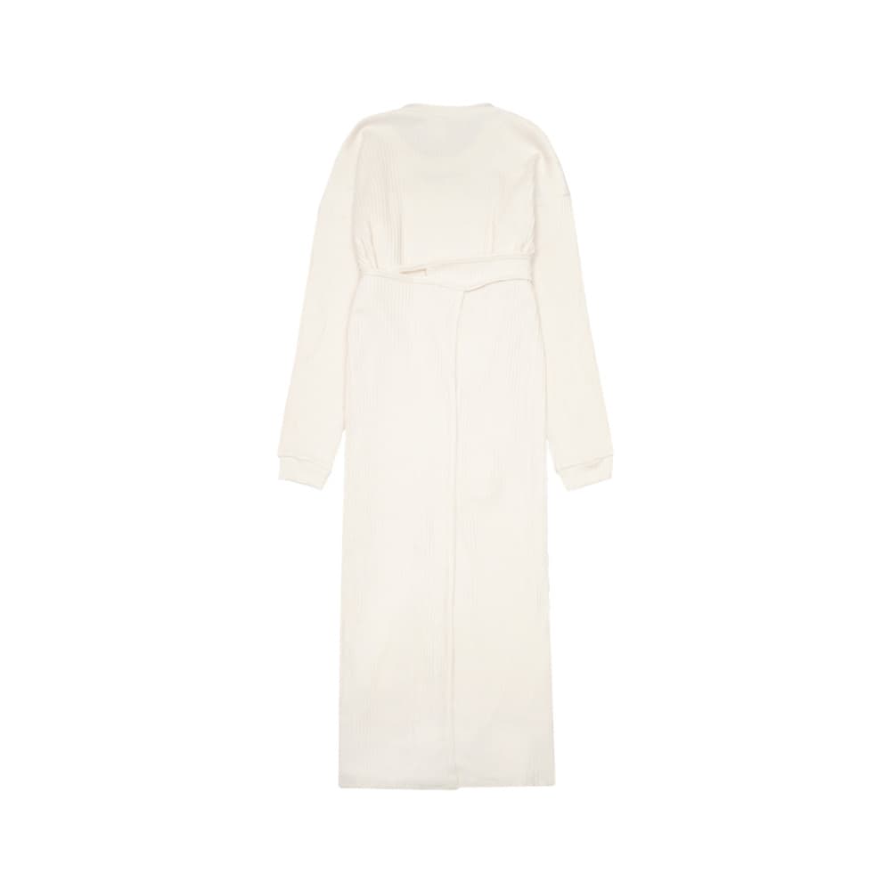 베이스레인지 SHAW LONG SLEEVE KAFTAN DRSH-RIB-000-OW