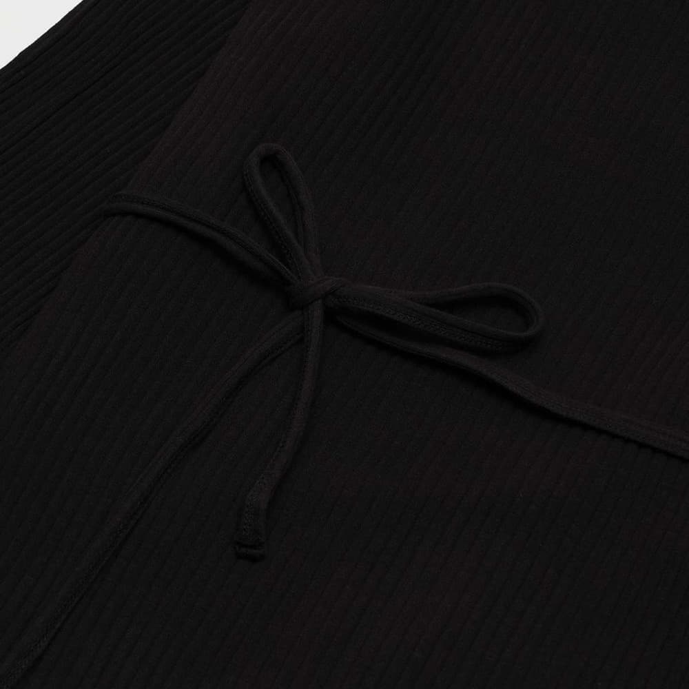 SHAW LONG SLEEVE KAFTAN DRSH-RIB-000-BK