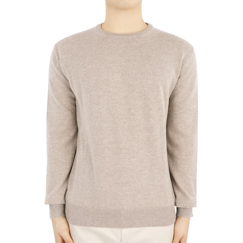 디몬트 24 S/S 에르메네질도제냐 남성 캐시미어 크루넥 니트(베이지) UCK10 A6110 N94