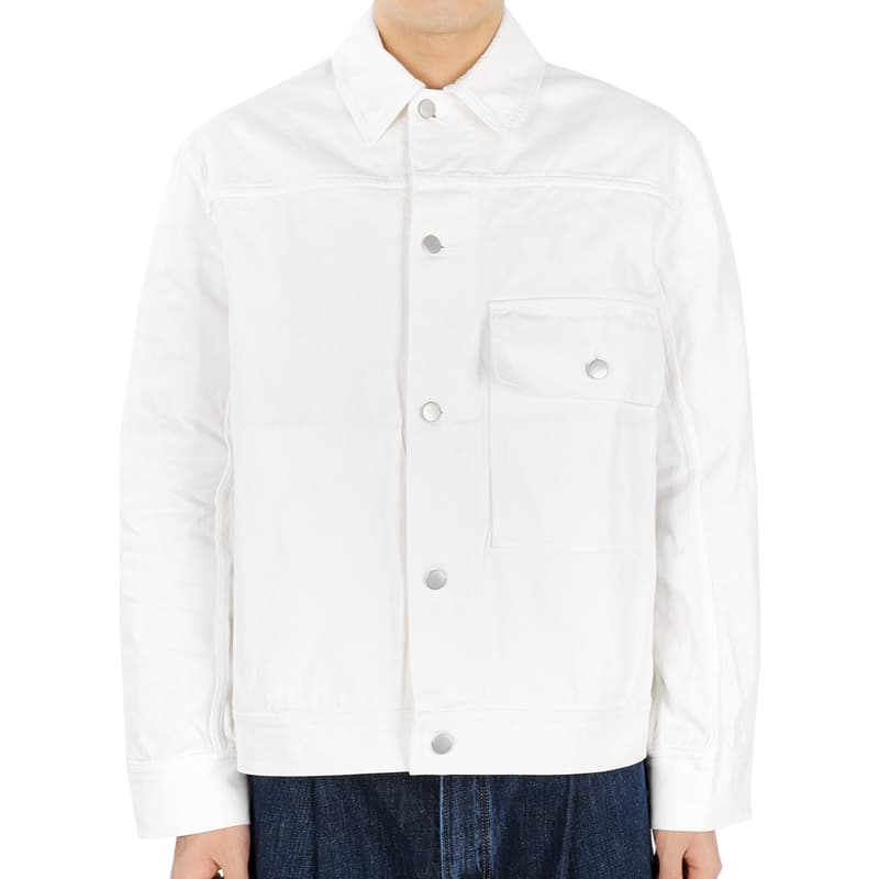 디몬트 23 S/S 스튜디오니콜슨 남성 라자르 워시드 데님 자켓(아이보리) LAZAR SNM 840 IVORY