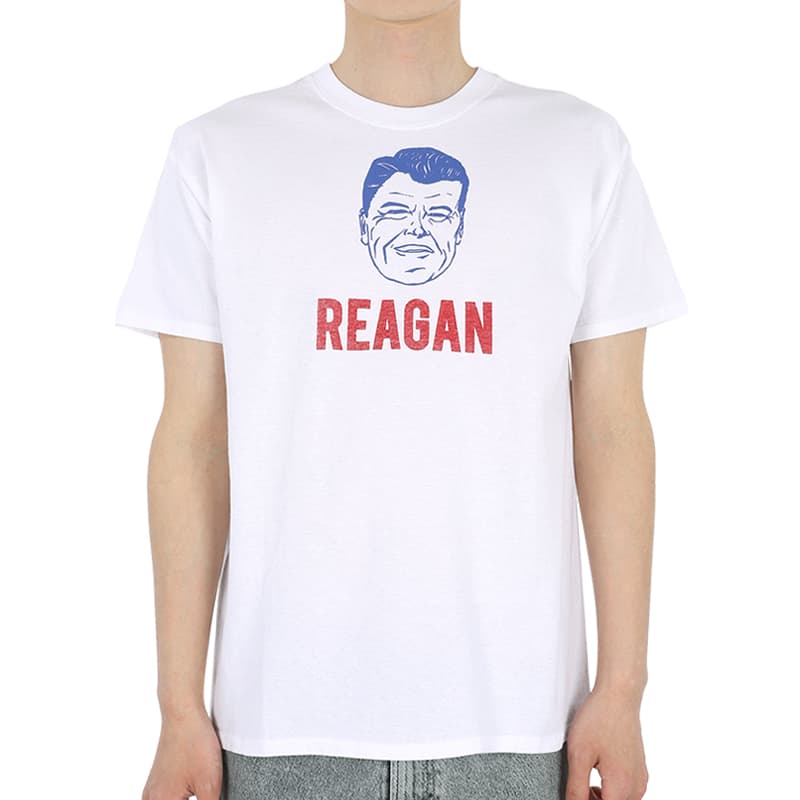 디몬트 23 S/S 와일드동키 공용 레이건 반팔(화이트) T-REAGAN WD018