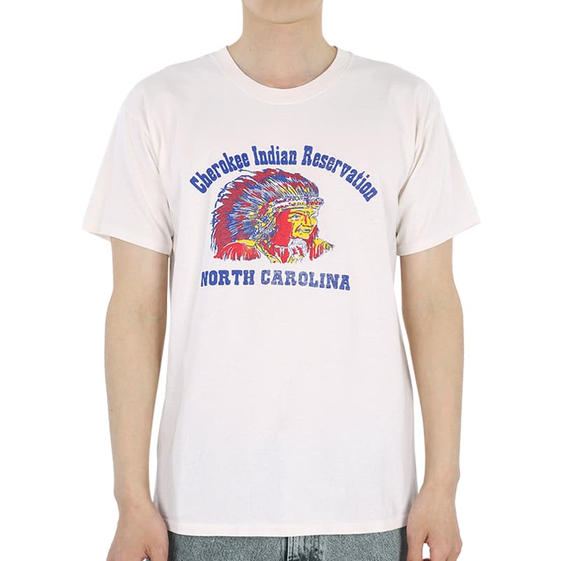 디몬트 23 S/S 와일드동키 공용 체로키 반팔(아이보리) T-CHEROKEE THE