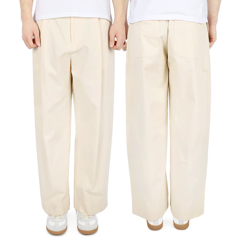 디몬트 23 S/S 스튜디오니콜슨 남성 소르테 크롭 팬츠(크림) SORTE SNM 351 PEACHED LINEN