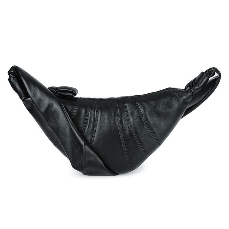 디몬트 24 S/S 르메르 나파 레더 크루아상 스몰 범백(블랙) BG0003 LL095 BK999