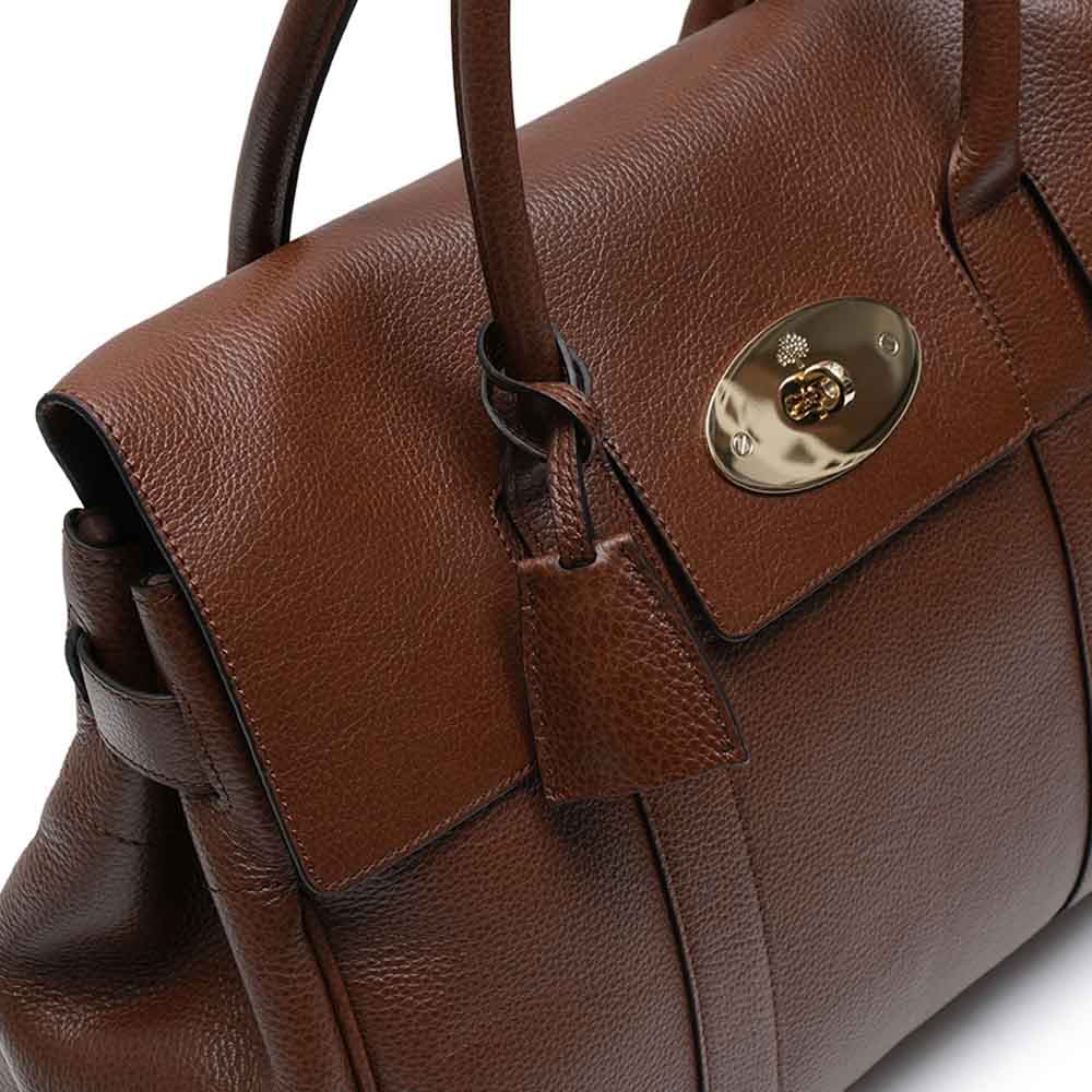 멀버리 여성 베이스워터 투톤 핸드백 브라운 HH8727552-G110