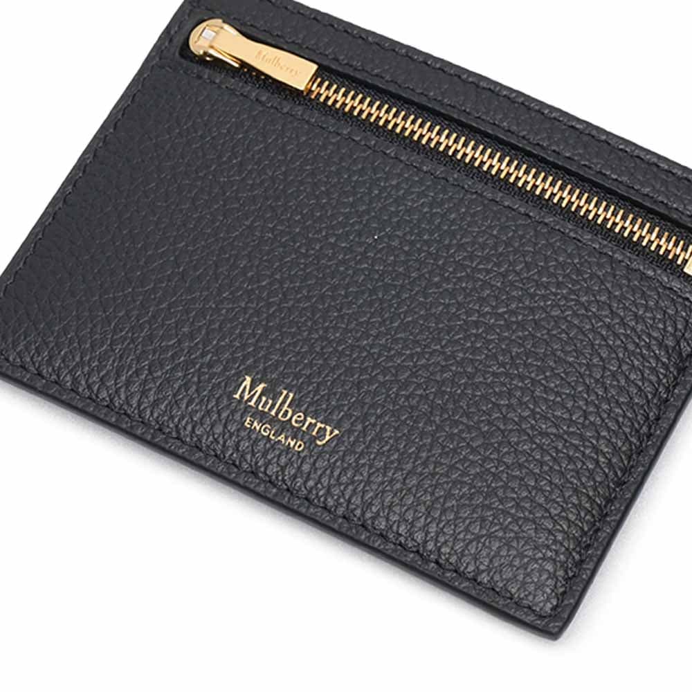멀버리 남녀공용 레더 카드지갑 블랙 RL6466205-A100