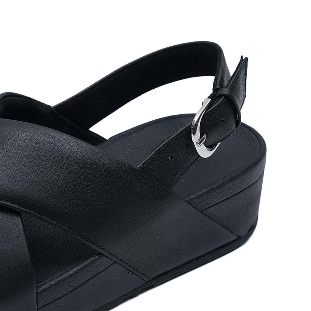 핏플랍 루루 크로스 샌들 블랙 K03-001