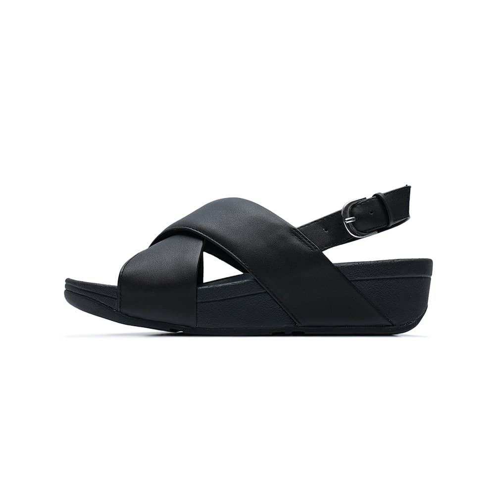 핏플랍 루루 크로스 샌들 블랙 K03-001