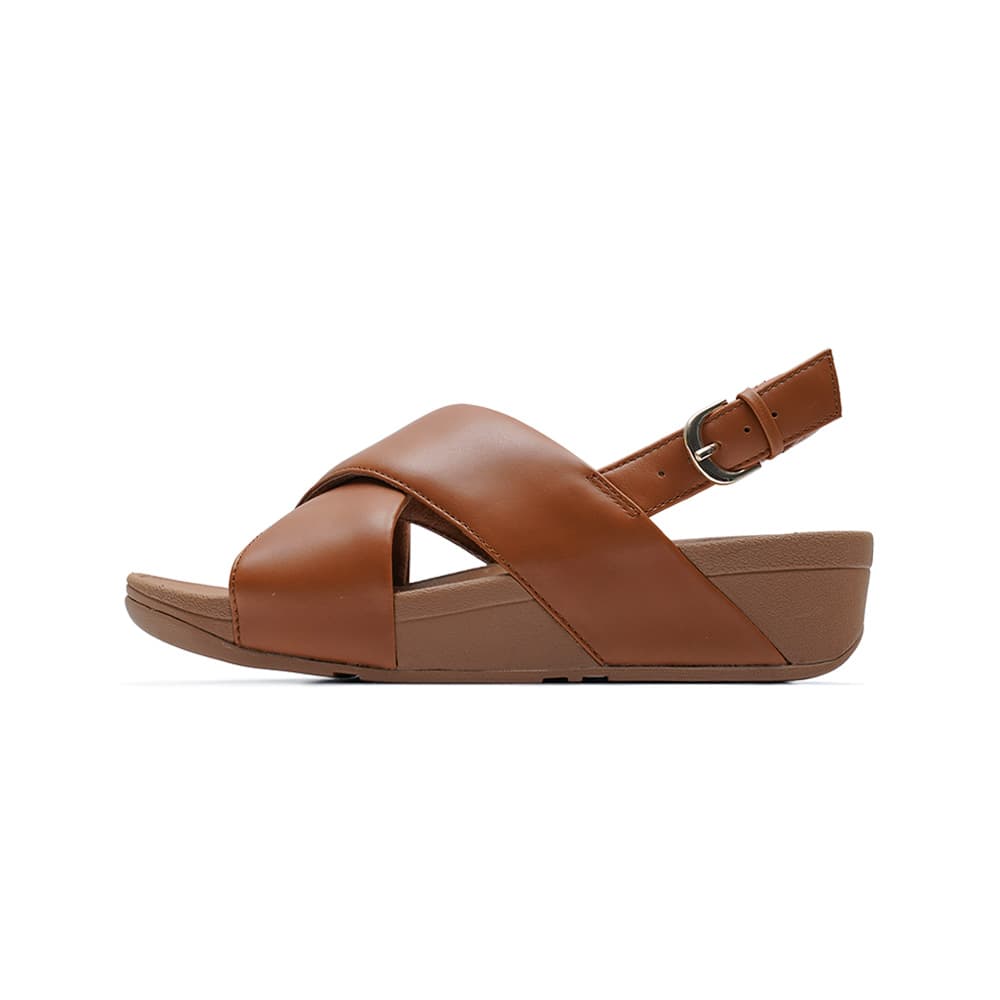 핏플랍 루루 크로스 샌들 라이트 탄 K03-592