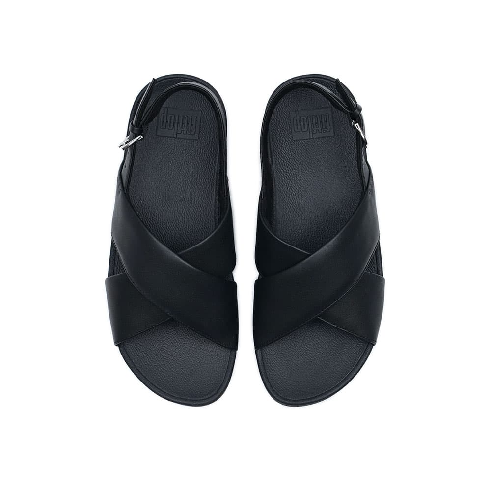 핏플랍 루루 크로스 샌들 블랙 K03-001