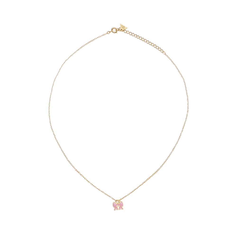 윌헬미나 가르시아 MINNIE PETITE BOW NECKLACE / SS22011-PINK