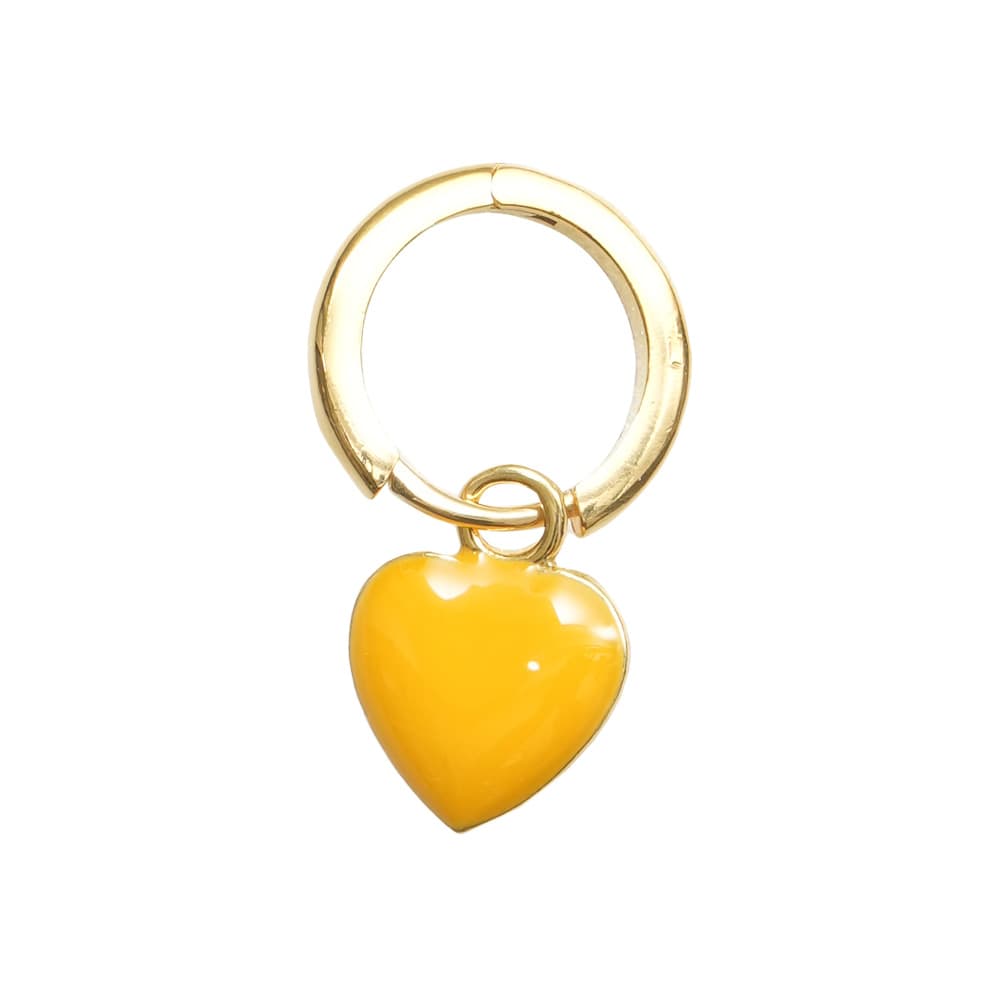 윌헬미나 가르시아 GOLD HEART EARRING/ HRT005-YELLOW