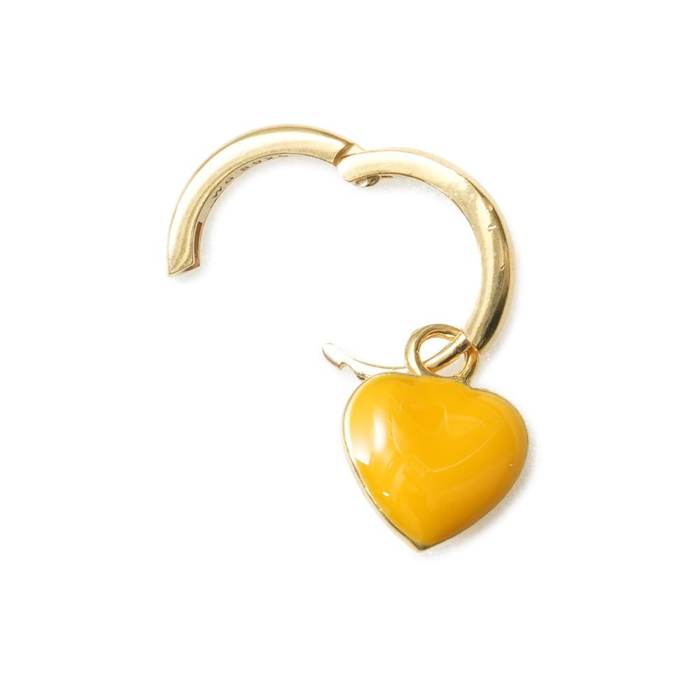 윌헬미나 가르시아 GOLD HEART EARRING/ HRT005-YELLOW