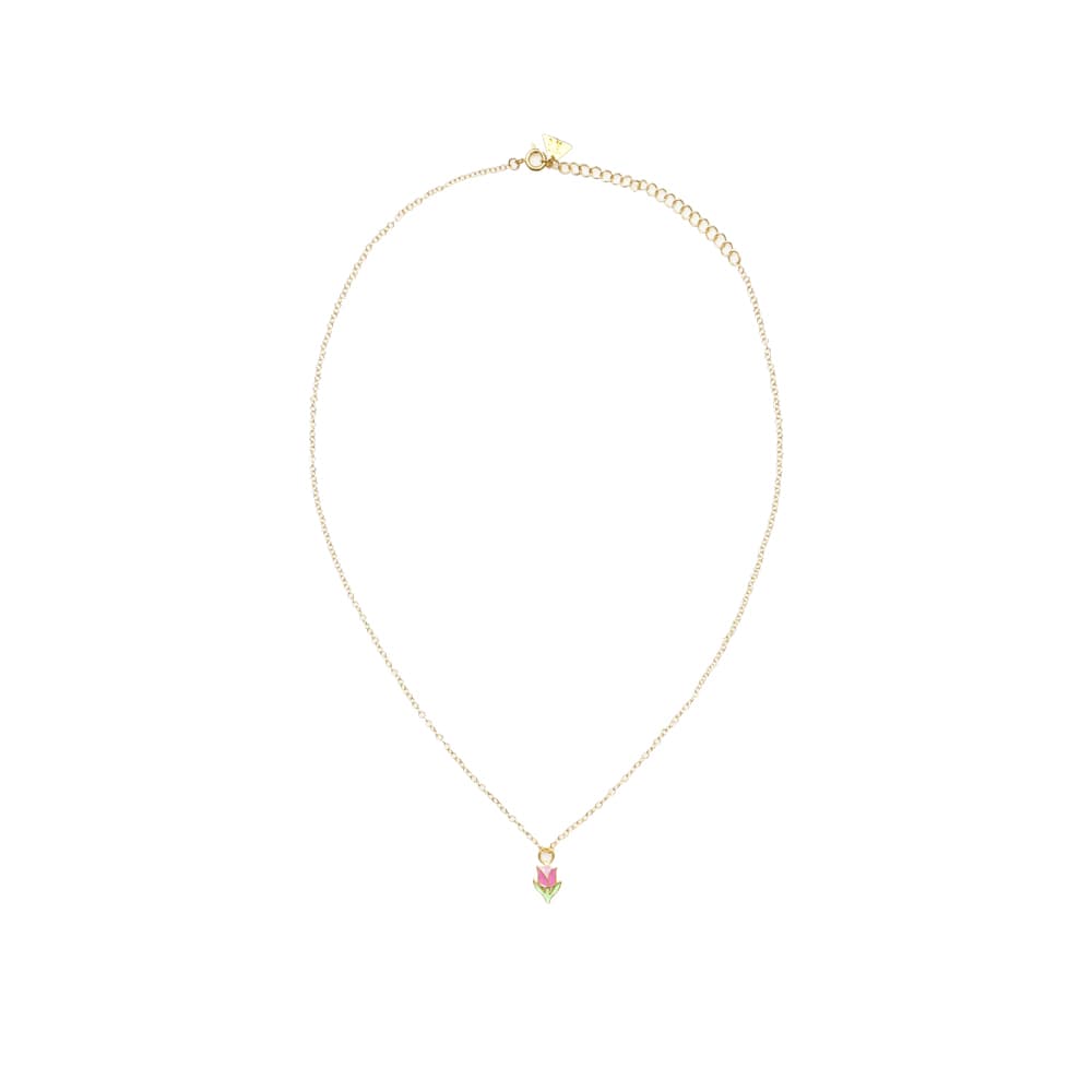 윌헬미나 가르시아 TINY CHARMS ON SKINNY CHAIN/ BLM039-PINK TULIP