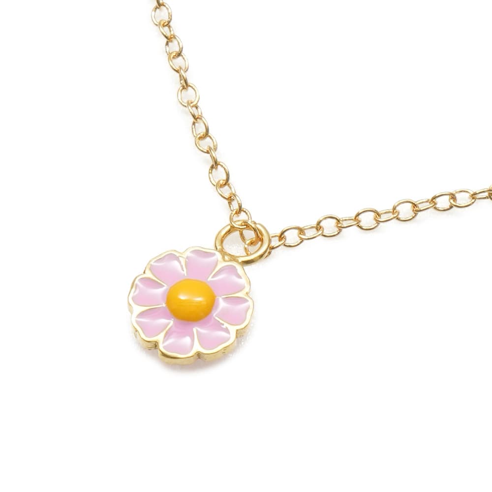 윌헬미나 가르시아 TINY CHARMS ON SKINNY CHAIN/ BLM039-PINK DAISY