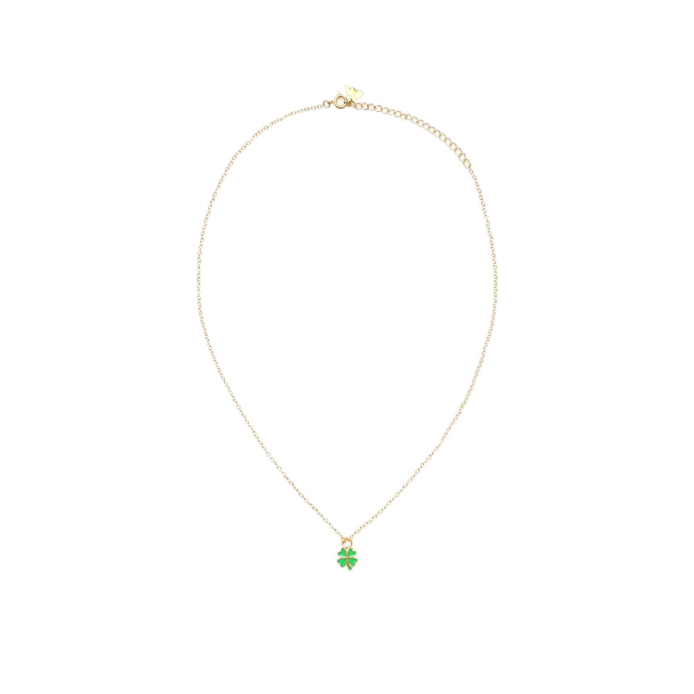 윌헬미나 가르시아 TINY CHARMS ON SKINNY CHAIN/ BLM039-GREEN CLOVER