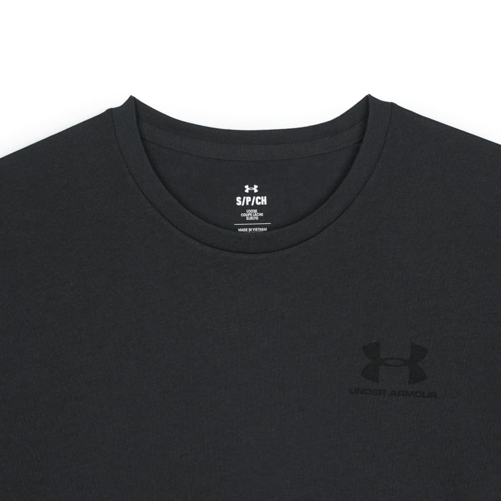 언더아머 스포츠 스타일 레프트 체스트 블랙 1326799-001