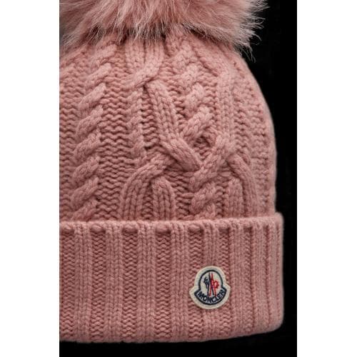 [벨이탈리아]24SS 몽클레르 3B00085M1127 폭스퍼 폼폼 캐시미어 비니