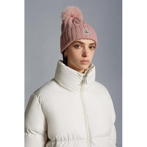 [벨이탈리아]24SS 몽클레르 3B00085M1127 폭스퍼 폼폼 캐시미어 비니