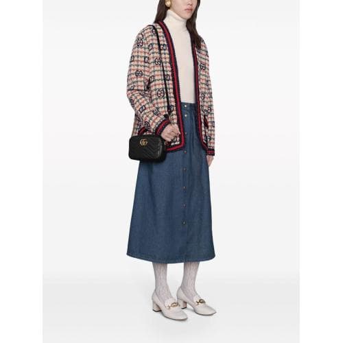 [벨이탈리아]24SS 구찌 448065 DTD1T 마몬트 GG 가죽 스몰백