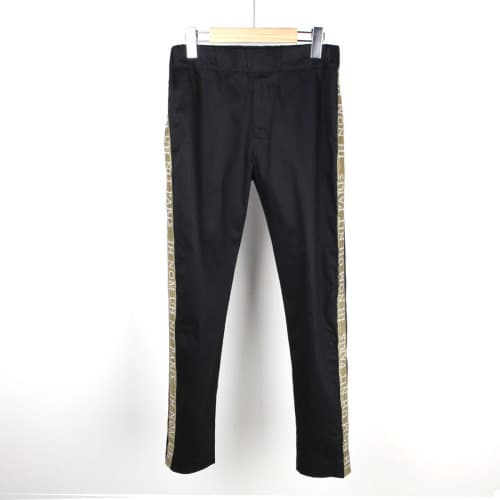 [클로딩캡슐] 여성 사이드골드 트레이닝팬츠 블랙 MDS18611 013