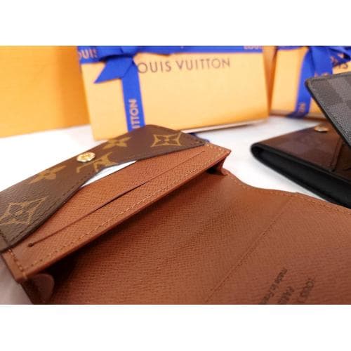 [국내배송] 쇼핑백 풀셋 루이비통 엔벨로프 카르트 카드지갑 M63801 N63338