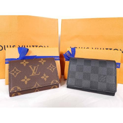 [국내배송] 쇼핑백 풀셋 루이비통 엔벨로프 카르트 카드지갑 M63801 N63338