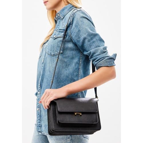 마르니 미듐 트렁크백 /ZN99N (BLACK) SBMPN09NO1LV52