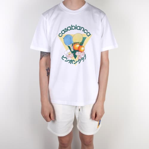 [클로딩캡슐] PINGPONGCLUB 라운드 화이트 JTS001