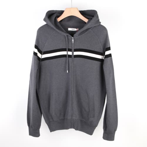 [클로딩캡슐] 삼선 후드집업 그레이 M5LR328K 7S070