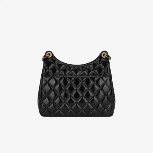 [국내배송] 쇼핑백 풀셋 샤넬 샤이니 크럼플트 호보백 미듐 블랙 AS4322 B09746 94305