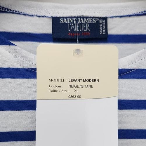 [논현 더팩토리](당일) 세인트 제임스 LEVANT MODERN 반팔티 (9863 NEIGE GITANE)