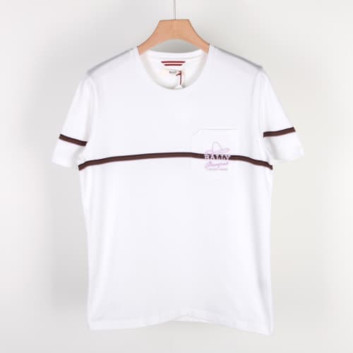 [클로딩캡슐] 포켓로고 라운드 화이트 M5DI329F75202