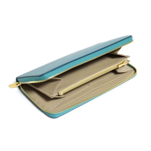 [벨이탈리아]*당일발송*지퍼 장지갑/아틀랜틱+베이지