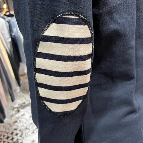 [논현 더팩토리](당일) 세인트 제임스 엘보 패치 긴팔티 (0844 NAVY)